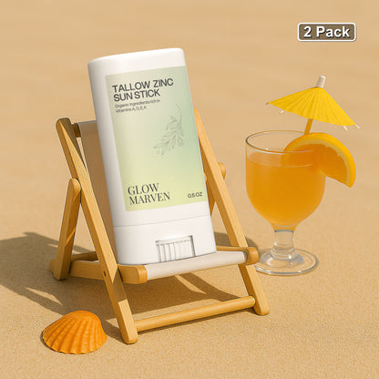 2 Pack Tallow Zinc Sun Stick